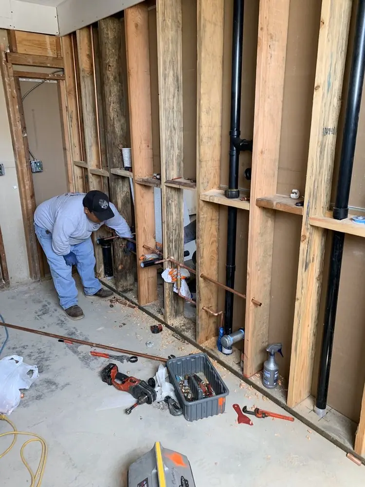 Commercial rough-in plumbing for Gas Line Repair in Scott Corners